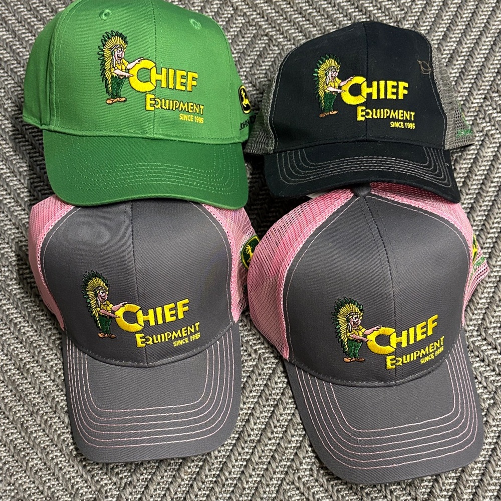 Equipment Men's Trucker Hats - Green, Black, Gray, and Pink